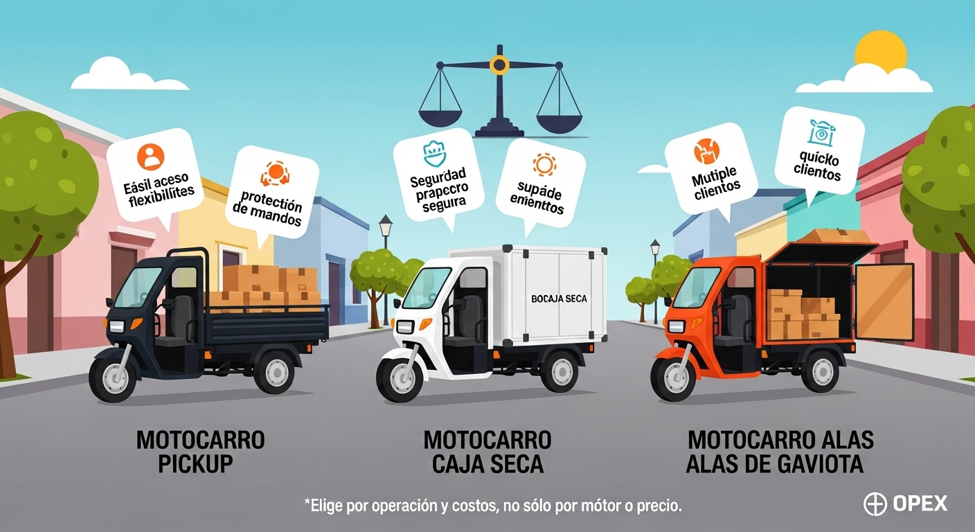 Motocarros Tipos de Caja
