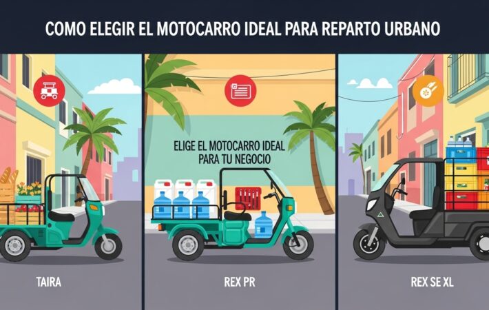 Elige el Motocarro Ideal para el reparto urbano