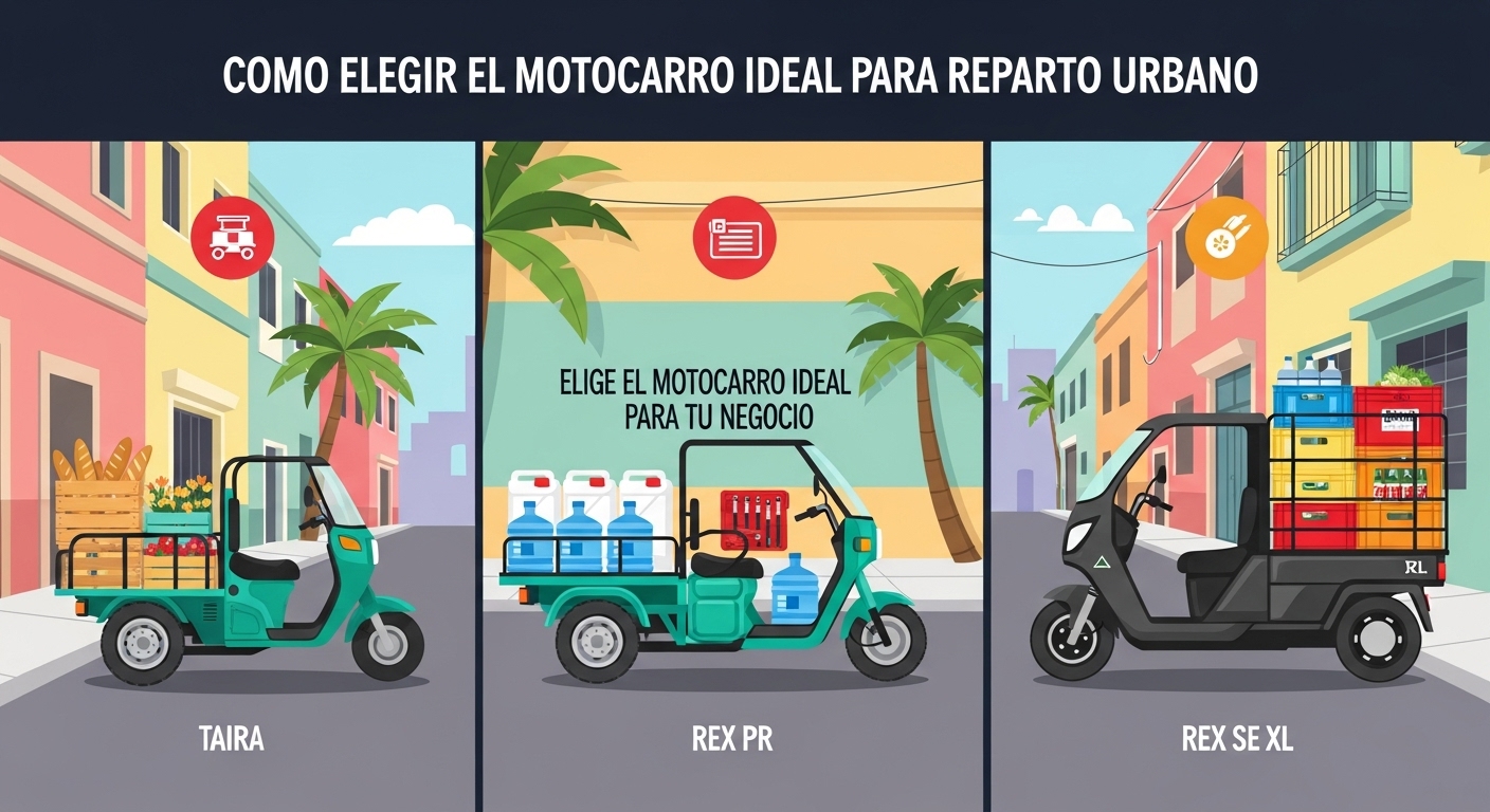 Elige el Motocarro Ideal para el reparto urbano